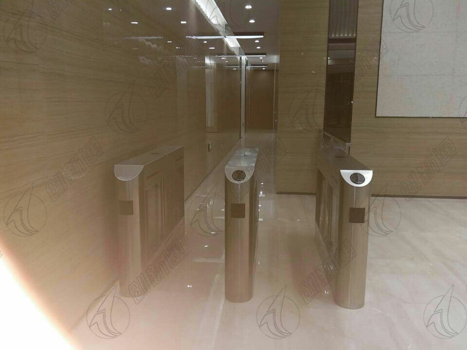 摆闸 临沂豪森丽都大厦-圆弧斜面摆闸案例